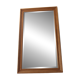 Large bevelled gold mirror