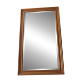Large bevelled gold mirror