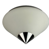 60s 70s ceiling lamp or wall lamp by Limburg Leuchten Germany glass chrome