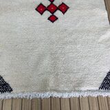 Tapis beni ouraine fait main taille 100 x 200 cm