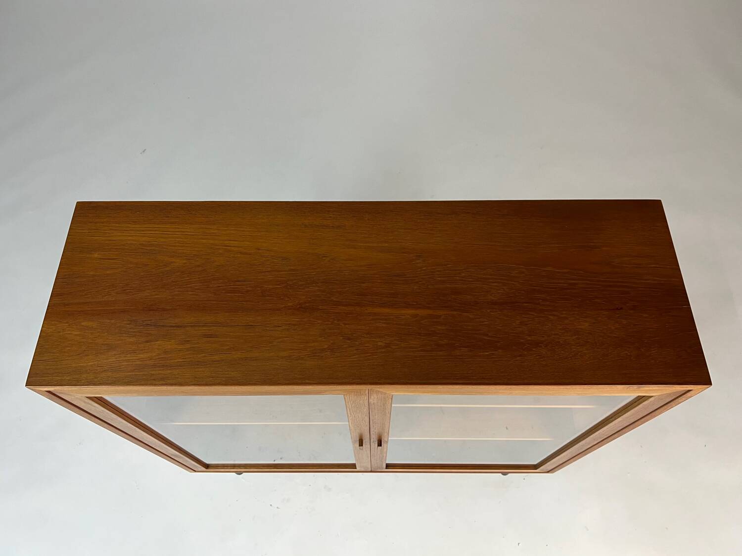 Danish teak display cabinet highboard Kristiansen vintage 60s