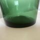 Green blown glass vase Empoli 1960 XXL Italian design