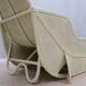 Vintage rattan chaise lounge vivai del sud 1970s