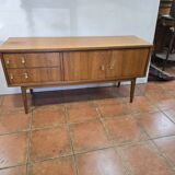 Scandinavian oak sideboard from the 60s, 125cms L
