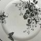 2 Émile Bourgeois iron earthenware flat plates