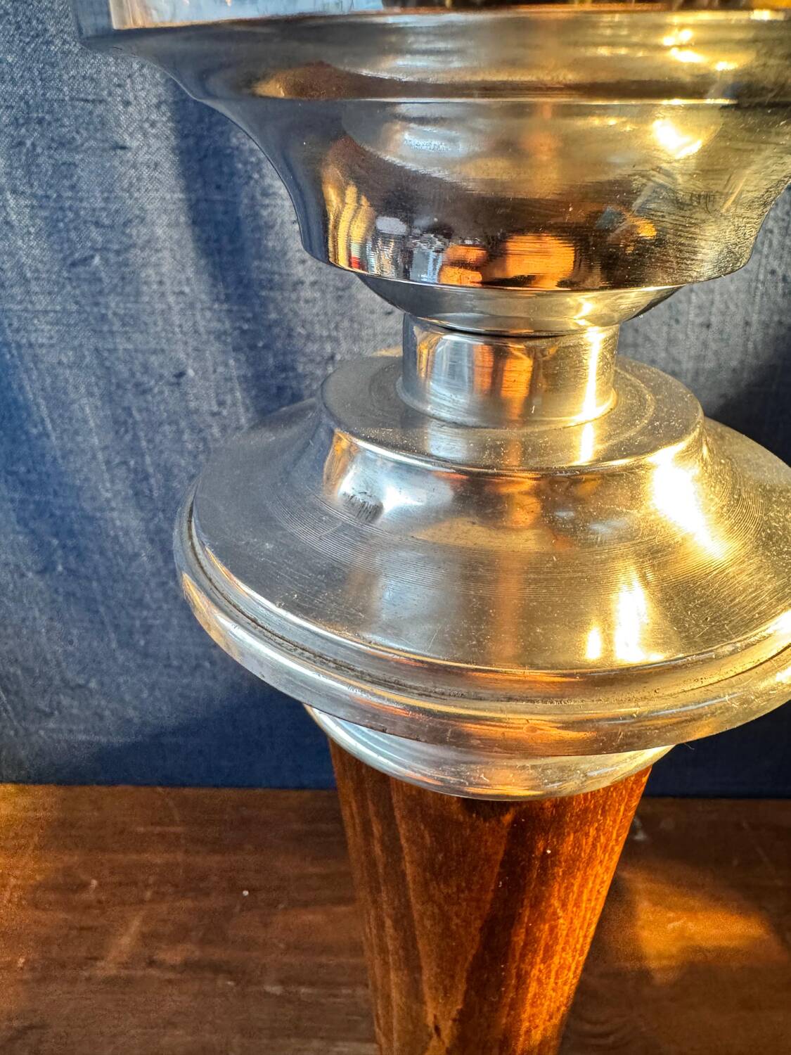 Large Art Deco Mazda lamp. 1930s.