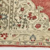 Red & Beige Oriental Vintage Rug 130x257Cm SK 22857