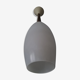 Scandinavian opaline suspension from 1960