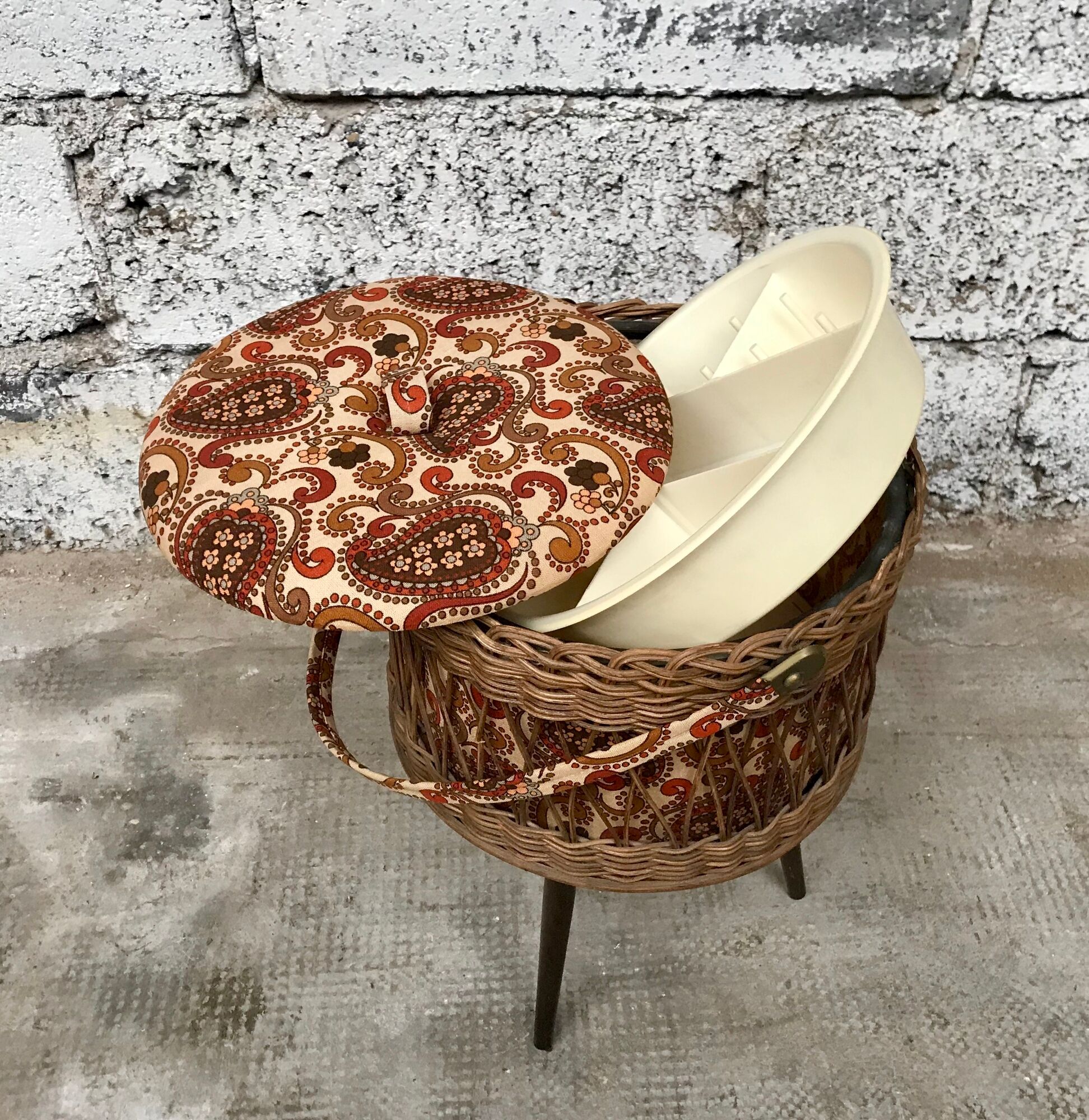 Old sewing basket