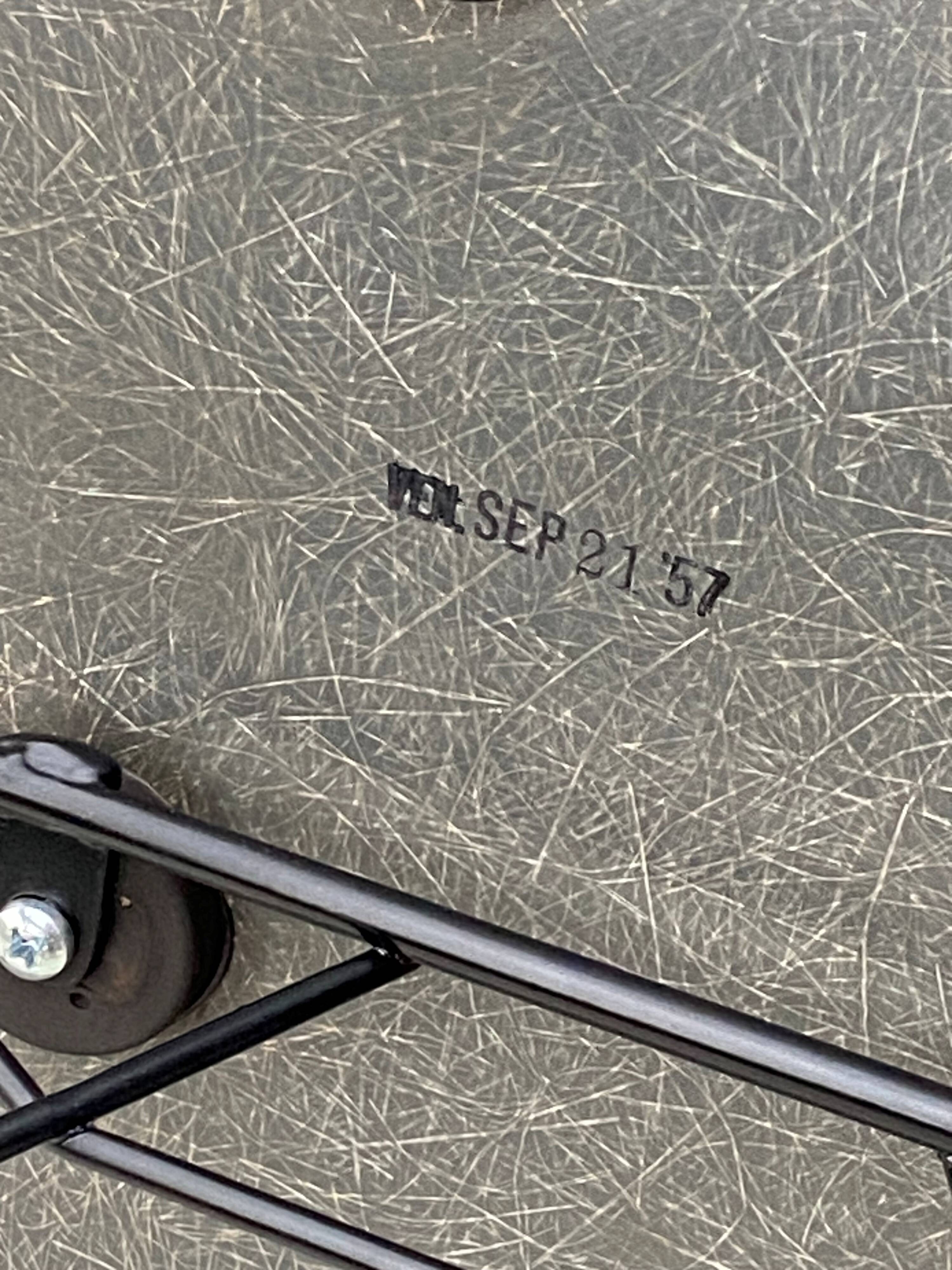 Eames RAR chair elephant grey zenith plastics Herman Miller