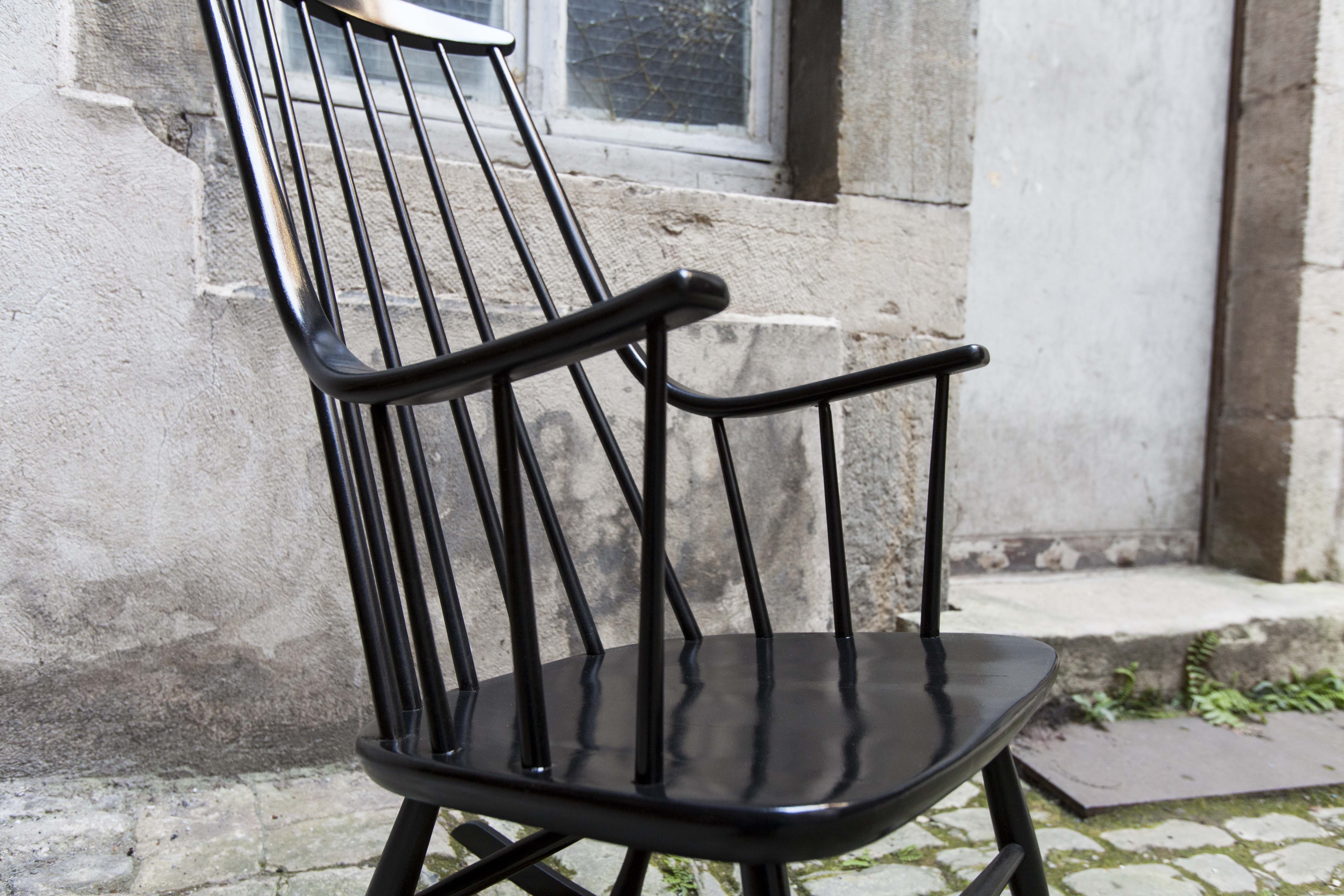 Scandinavian rocking chair by Lena Larsson for Nesto, 1958