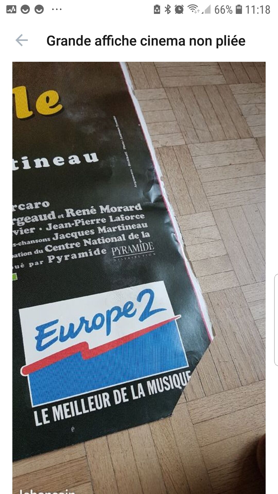 Vintage cinema poster 173 x 120 cm