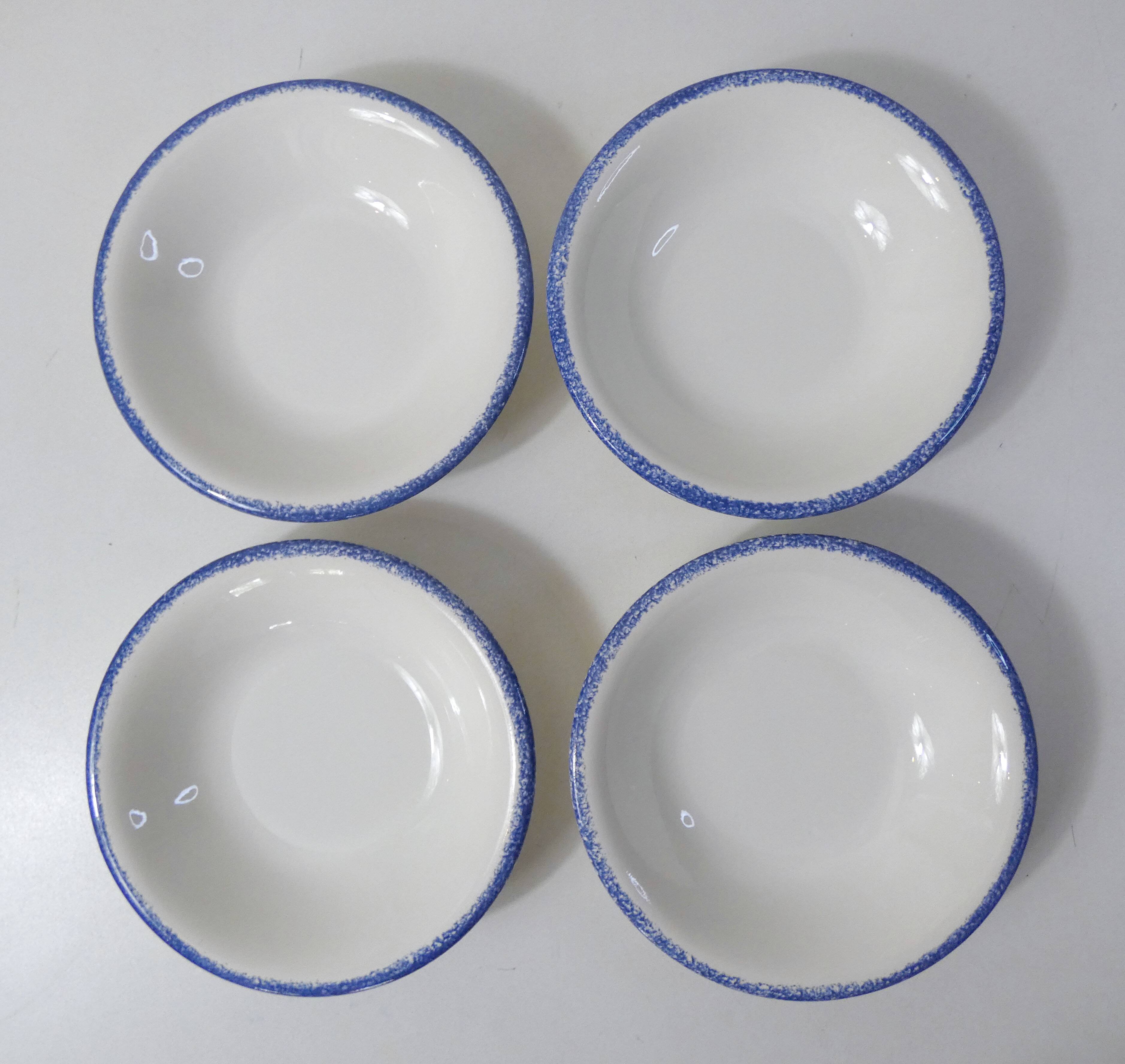 4 deep plates in Italian earthenware
