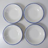 4 deep plates in Italian earthenware
