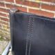 Vintage set of 4 tubular leather chairs style MG5 Grassi