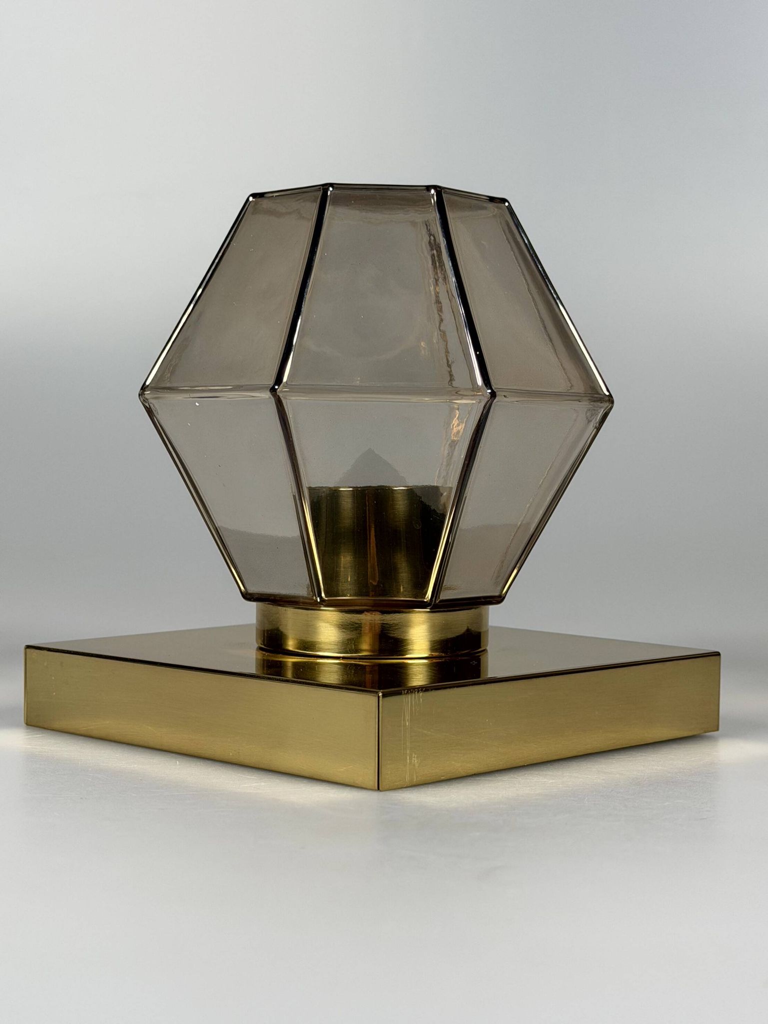 1960s 1970s Wall Sconce Wall Light from Glashütte Limburg Germany Design