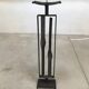 Sculptural brutalist candleholder in wrought iron, GDR / Germany, 1960s