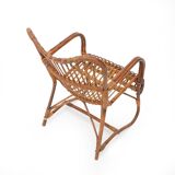 Rattan armchair, 1950s