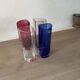 4 vintage coloured long drink glasses in Murano glass by Nason Moretti,