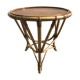 Rattan coffee table 70s