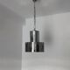 Chrome metal chandelier, Italian design, 70s