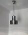 Lustre métal chromé design italien années 70