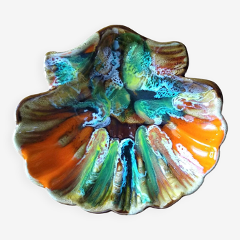 Vallauris pocket tray in the shape of a scallop shell
