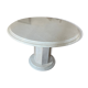 Travertine dining table