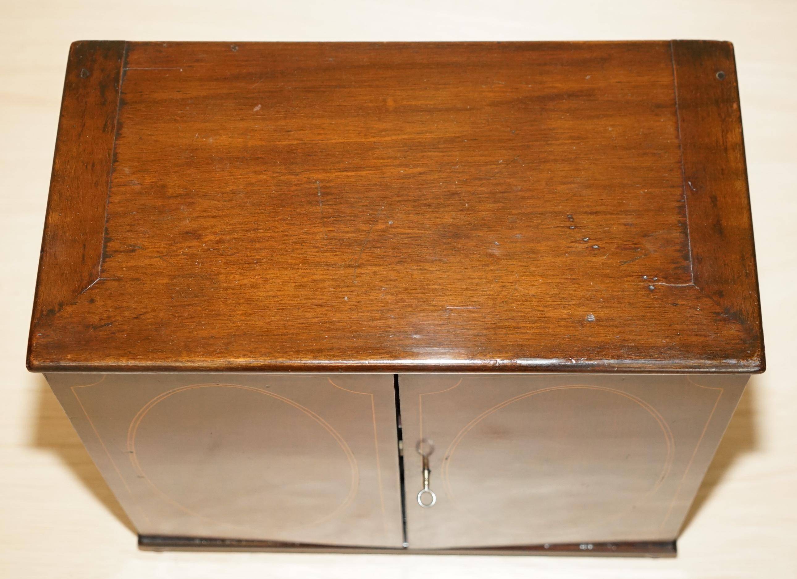 Restored Georgian Sheraton cabinet, circa 1820.