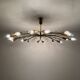 Large Austrian Brass Chandelier by Rupert Nikoll
