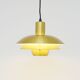 Golden Belux lamp, Denmark, 1970s