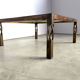 Vintage steel coffee table, 1980s