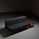 Cansado bench in mahogany by Charlotte Perriand, Mauritania, 1962