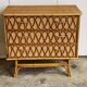 Commode en rotin vintage