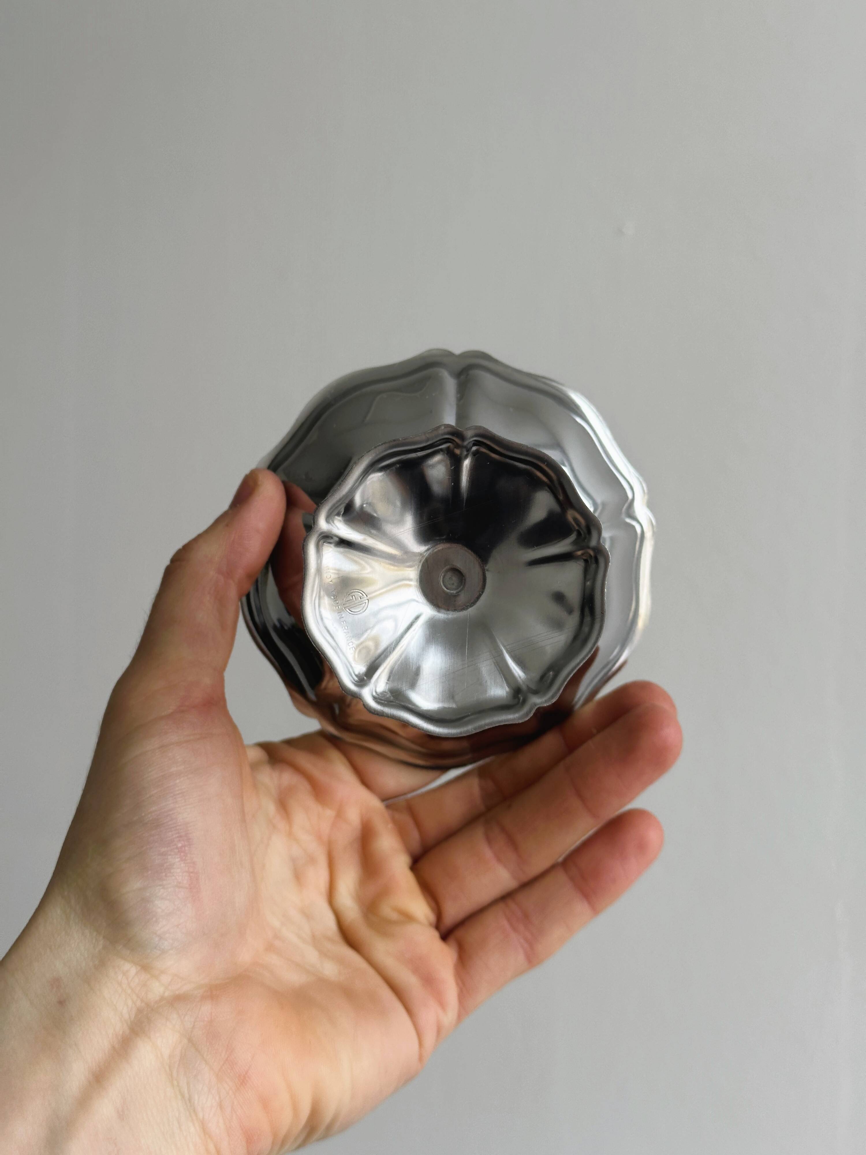 6 Letang Remy stainless steel footed bowls