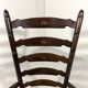 Rustic brutalist high ladder back arm chair 1960’s