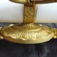 2 gilt bronze empire restoration porcelain wall lights sconces