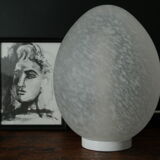 Vianne egg lamp in vintage glass