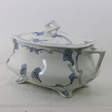 Art Nouveau soup tureen in Onnaing earthenware