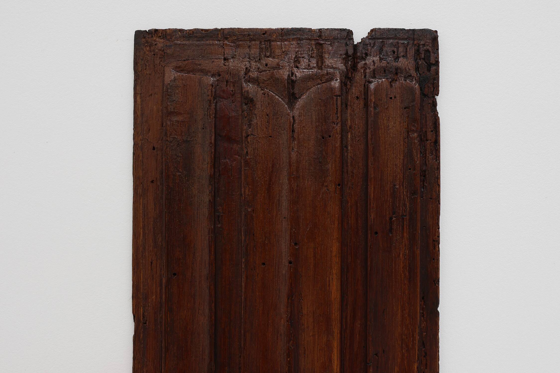 16th Century oak carved Gothic Panel, Belgium
