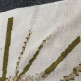 Curly wool design rug