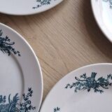 Set of 4 Regent BFK 1920 dinner plates