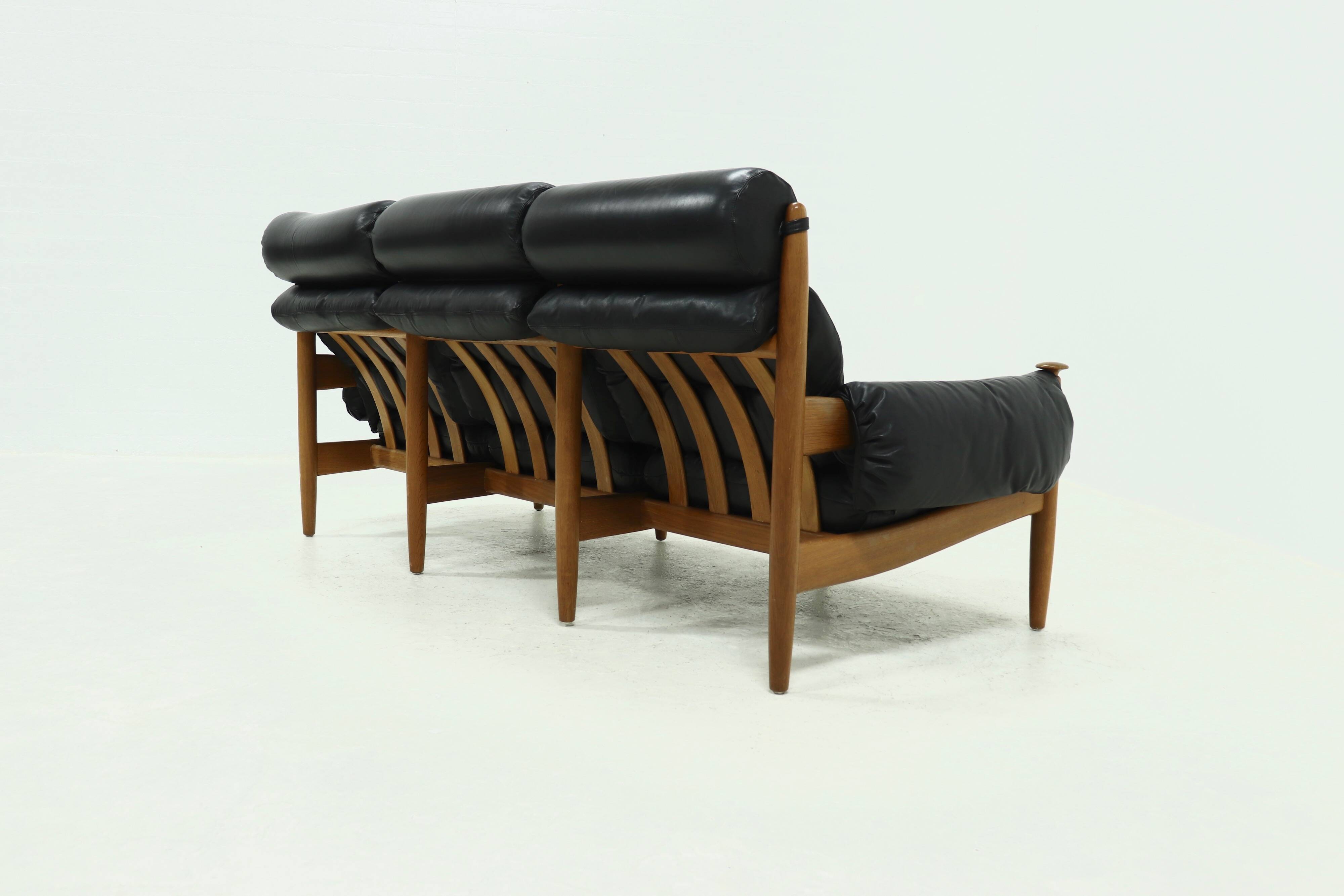Scandinavian Three Seater Sofa by Eric Merthen for Ire Möbler 1960s
