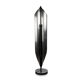 Polished and brushed metal lamp, 1970s