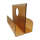 Plexiglas magazine rack 1970