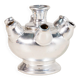 CHROME TULIP VASE