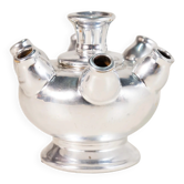 CHROME TULIP VASE