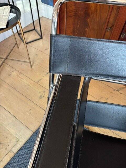 Armchair in the style of Wassily by Brauer around 1980.