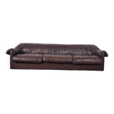 Vintage leather sofa from the 60s, 70s
