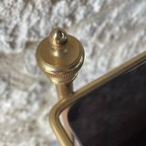 Vintage brass and glass side table circa 70's